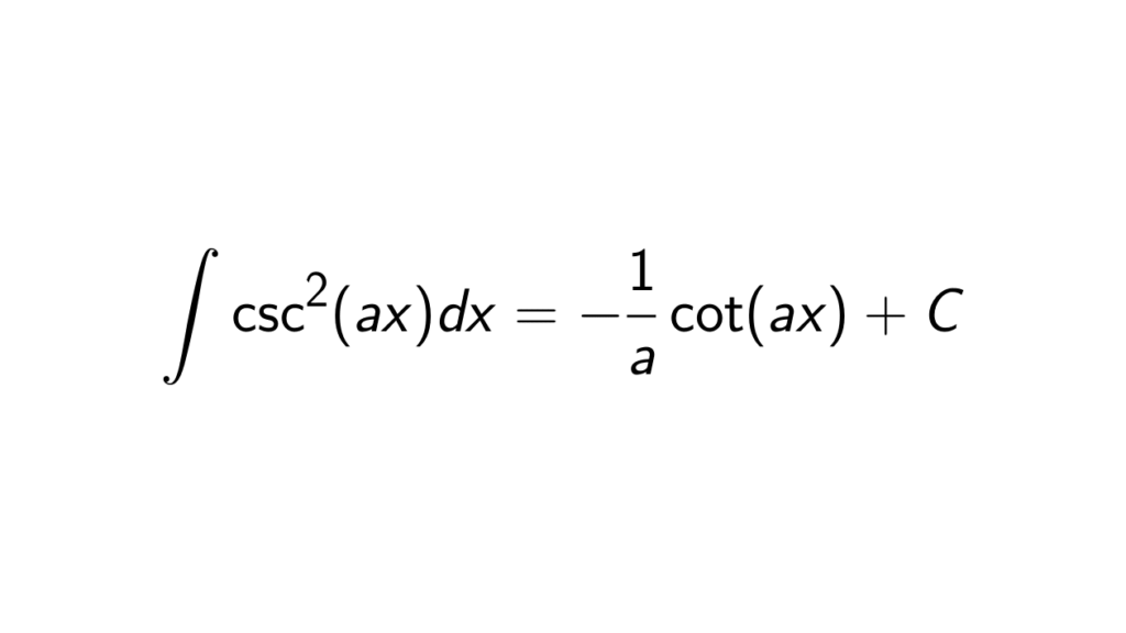What Is The Integral Of Csc 2 x Epsilonify